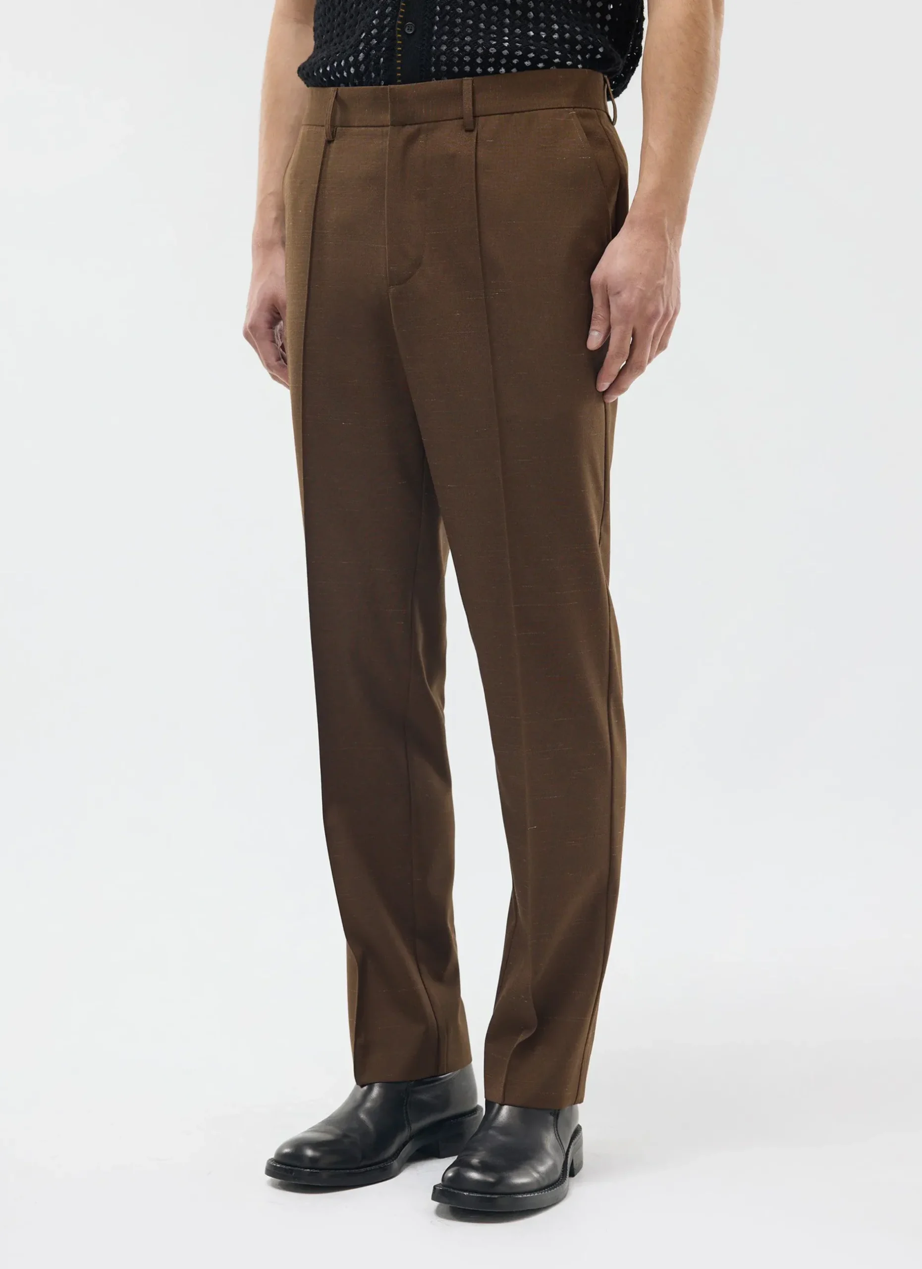 Percival Race Day Suits|Work Suits^Trentino Tailored Trousers Brown