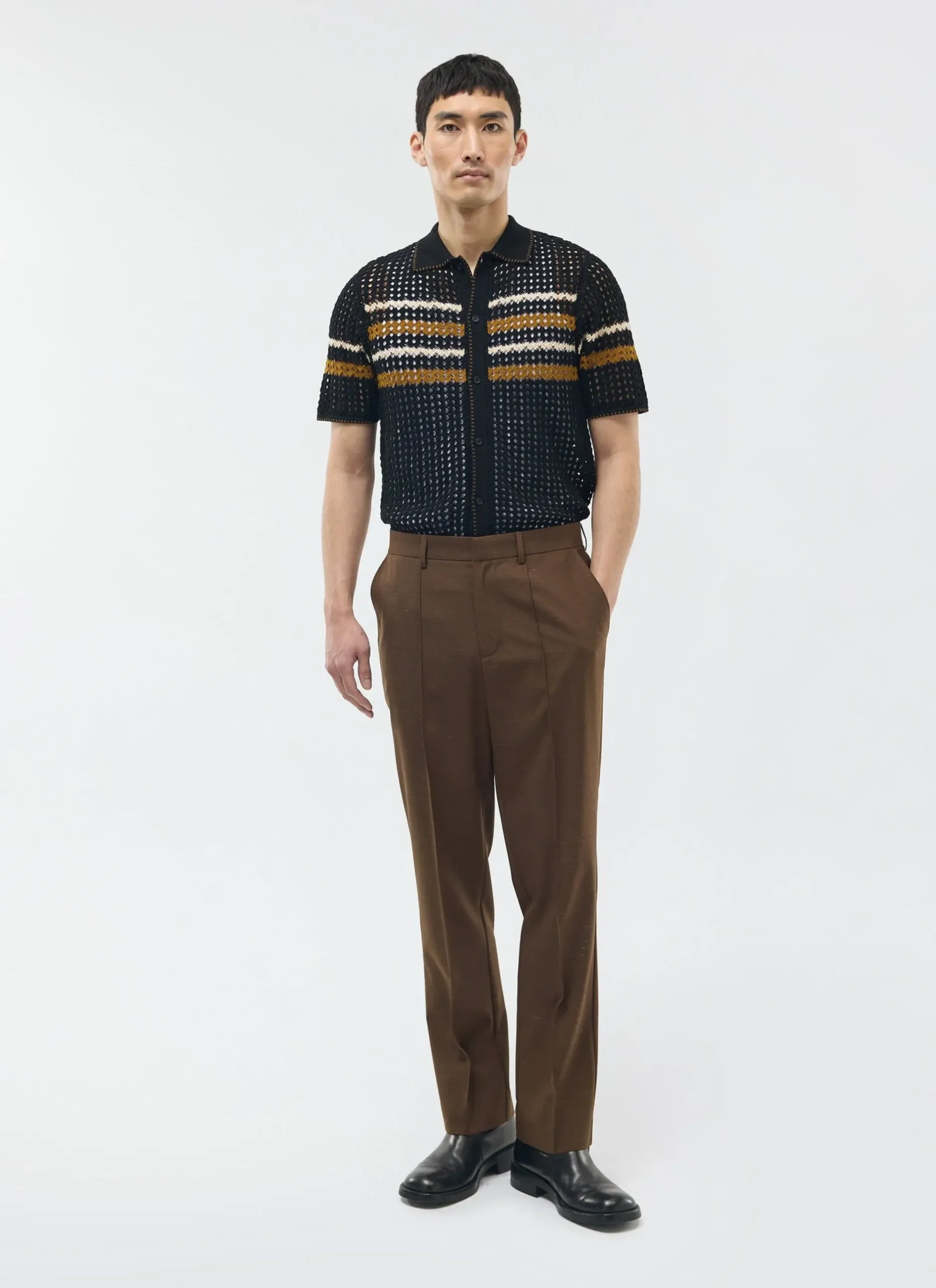 Percival Race Day Suits|Work Suits^Trentino Tailored Trousers Brown
