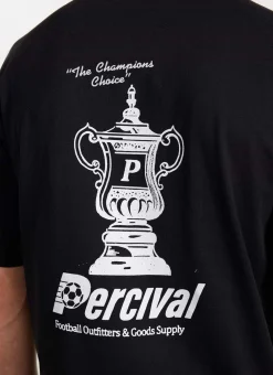 Percival Oversized T-Shirts|Boxy T-Shirts^Trophy Oversized T Shirt Black
