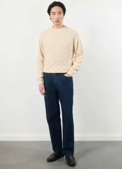 Percival Jumpers & Sweaters^Tuscany Knitted Jumper Ecru