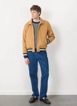 Percival Bomber Jackets|Jackets^Varsity Bomber Tan