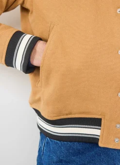 Percival Bomber Jackets|Jackets^Varsity Bomber Tan