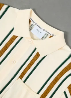 Percival Knitted Shirts|Knitted Polo Shirts & Knitted Shirts^Ventura Knitted Shirt Ecru