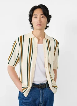 Percival Knitted Shirts|Knitted Polo Shirts & Knitted Shirts^Ventura Knitted Shirt Ecru