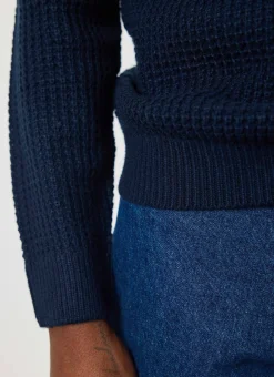 Percival Jumpers & Sweaters^Waffle Jumper Navy