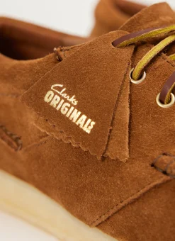 Percival Footwear|Footwear^Wallabee Boat Cola Suede