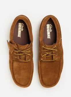Percival Footwear|Footwear^Wallabee Boat Cola Suede