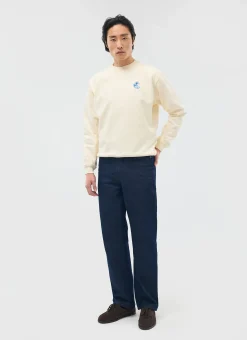Percival Sweatshirts^Wave Sweatshirt Ecru