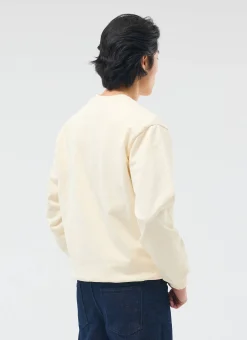 Percival Sweatshirts^Wave Sweatshirt Ecru
