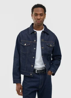 Percival Jackets|Denim Jackets^Western Trucker Jacket Dark Indigo