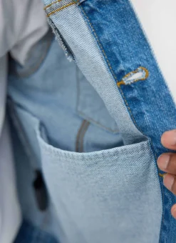 Percival Jackets|Denim Jackets^Western Trucker Jacket Light Wash Blue