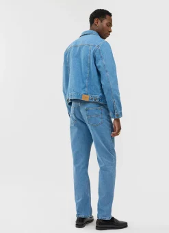 Percival Jackets|Denim Jackets^Western Trucker Jacket Light Wash Blue