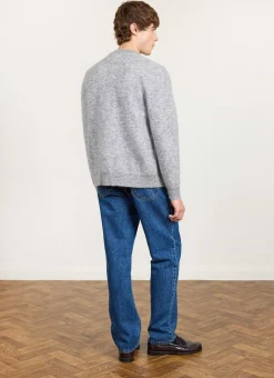 Percival Cardigans^White Glove Knitted Cardigan Grey