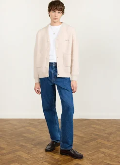 Percival Cardigans^White Glove Knitted Cardigan Ecru