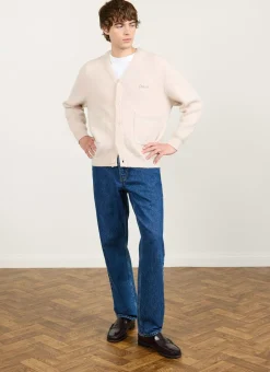 Percival Cardigans^White Glove Knitted Cardigan Ecru