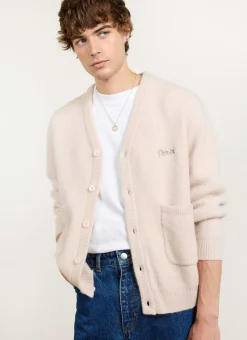 Percival Cardigans^White Glove Knitted Cardigan Ecru