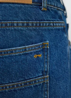 Percival Straight Leg Trousers|Straight Leg Jeans^Wide Leg Denim Jeans Mid Wash Blue