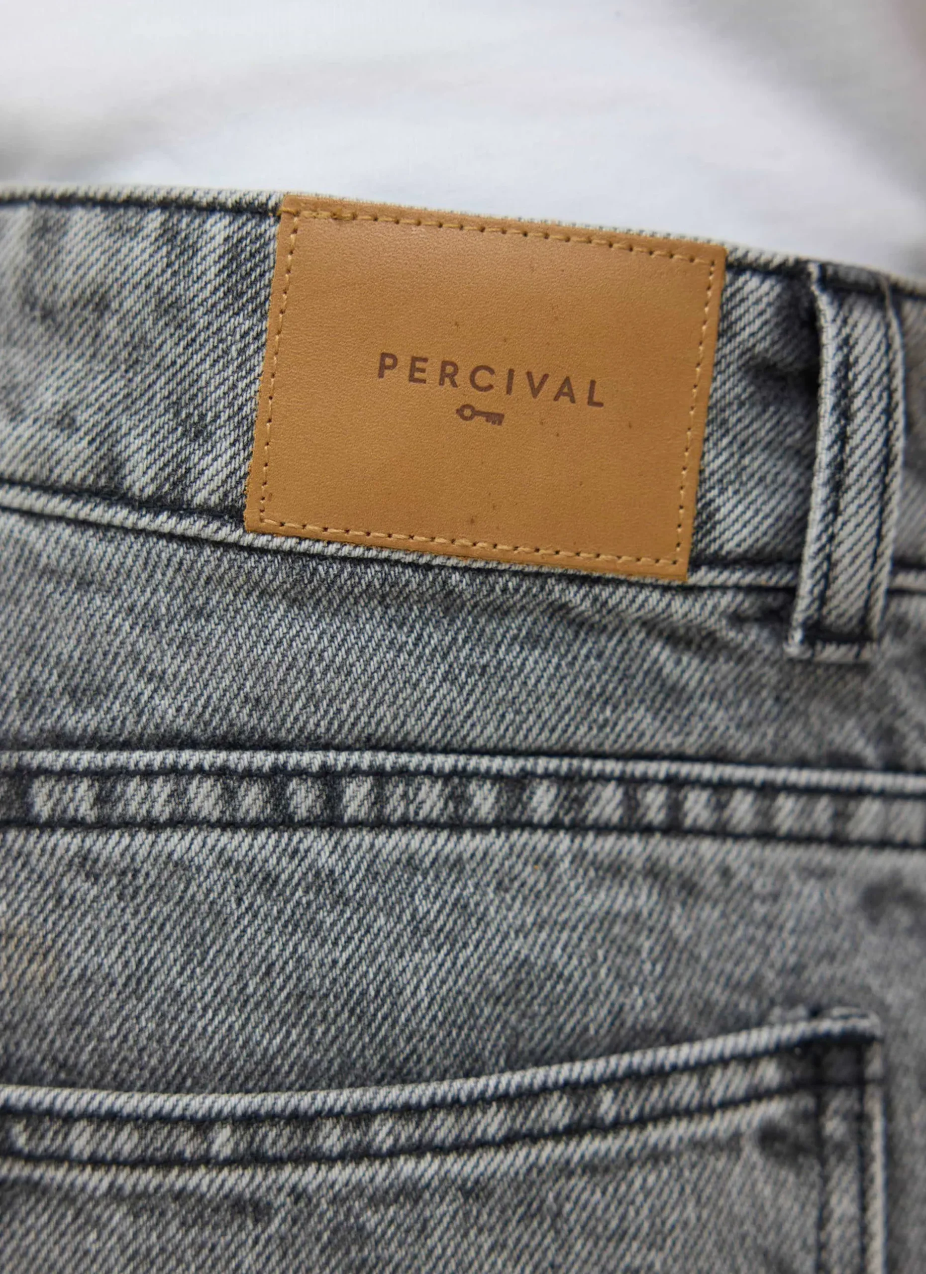 Percival Straight Leg Trousers|Wide Leg Jeans^Wide Leg Denim Jeans Warm Grey Wash