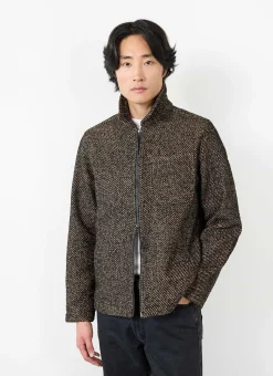 Percival Overshirts & Workshirts|Overshirts^Zip Overshirt Oak