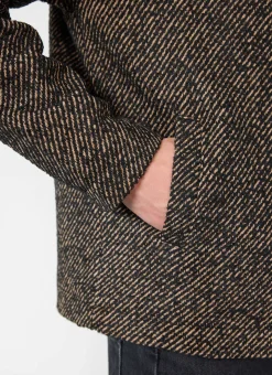 Percival Overshirts & Workshirts|Overshirts^Zip Overshirt Oak